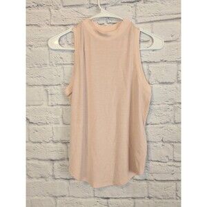 Athleta Tank Top Shirt XS Pink Sleeveless  Stretch Athleisure